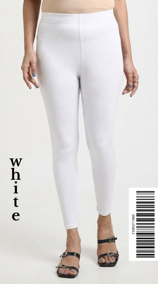 Ankle Leggings [Color WHITE] ANKLLEG012
