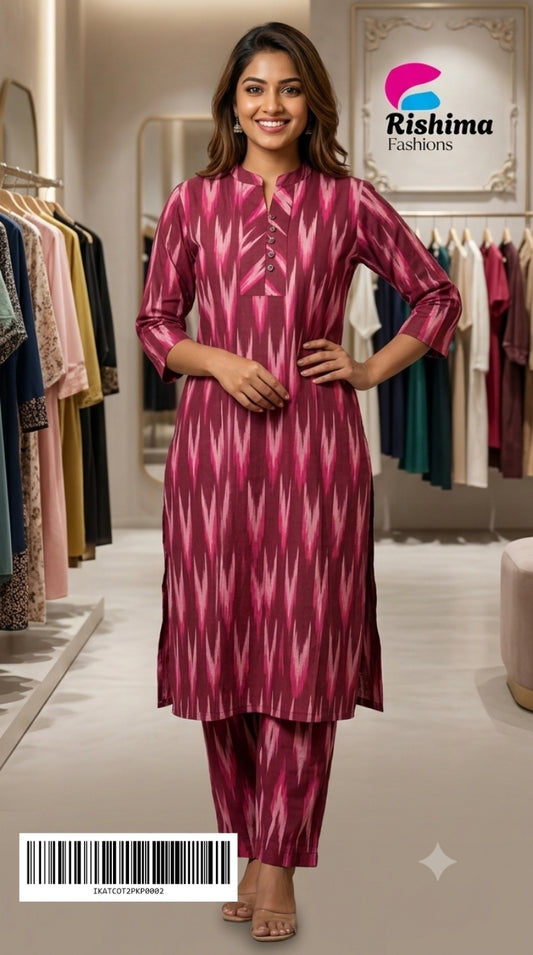 IKKAT Cotton 2Piece Sets IKATCOT2PKP0002