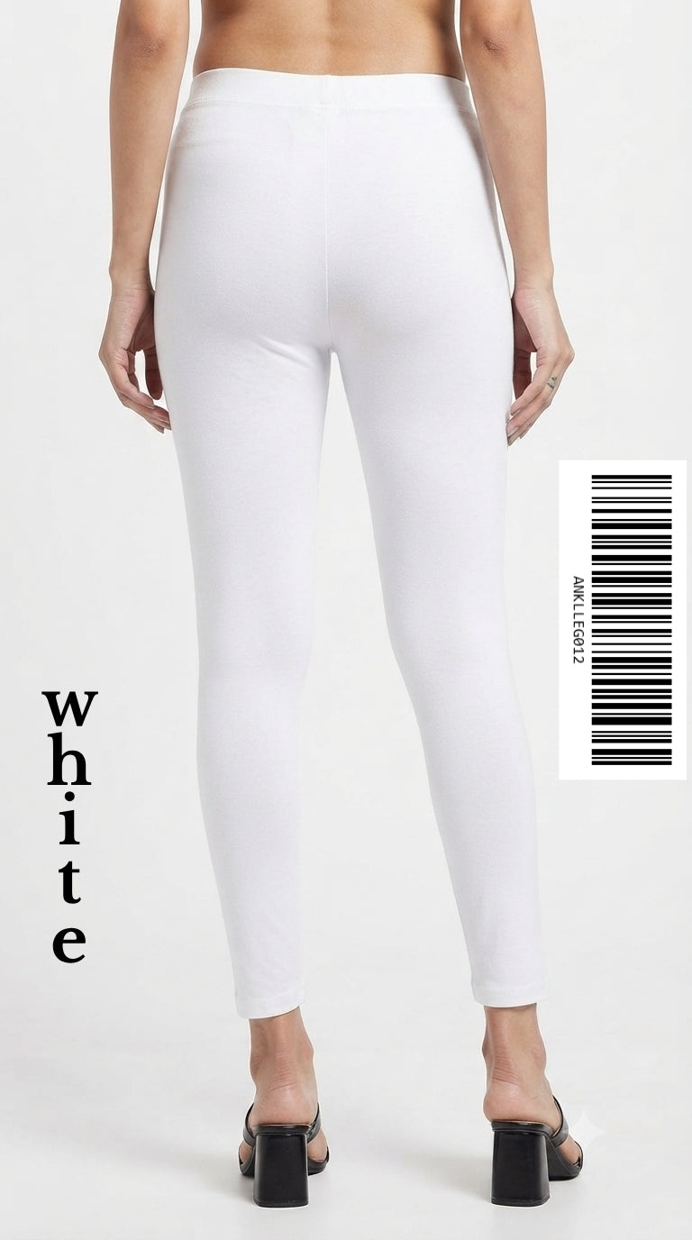 Ankle Leggings [Color WHITE] ANKLLEG012