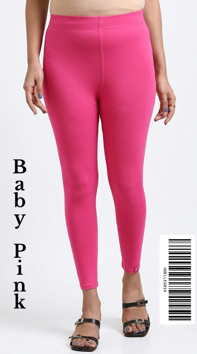 Ankle Leggings [Color BABY PINK] ANKLLEG014
