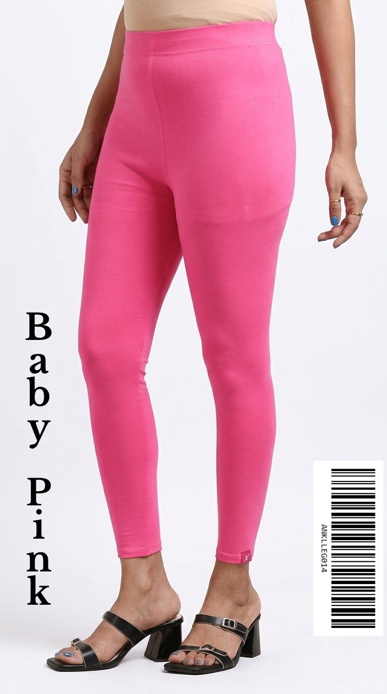 Ankle Leggings [Color BABY PINK] ANKLLEG014