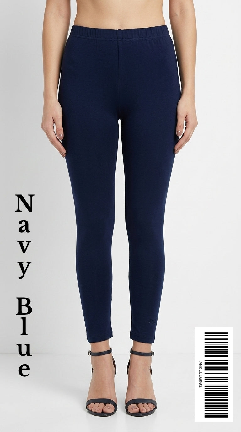 Ankle Leggings [Color NAVY BLUE] ANKLLEG002