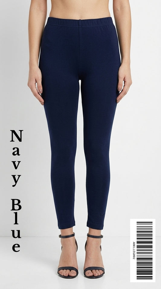 Ankle Leggings [Color NAVY BLUE] ANKLLEG002