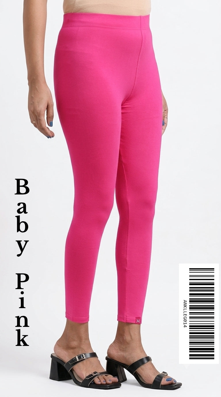 Ankle Leggings [Color BABY PINK] ANKLLEG014