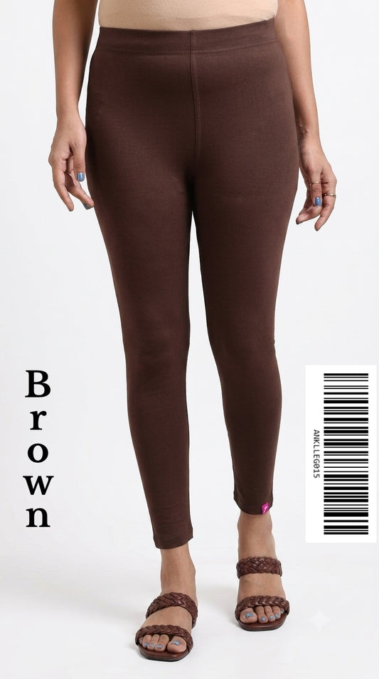Ankle Leggings [Color BROWN] ANKLLEG015