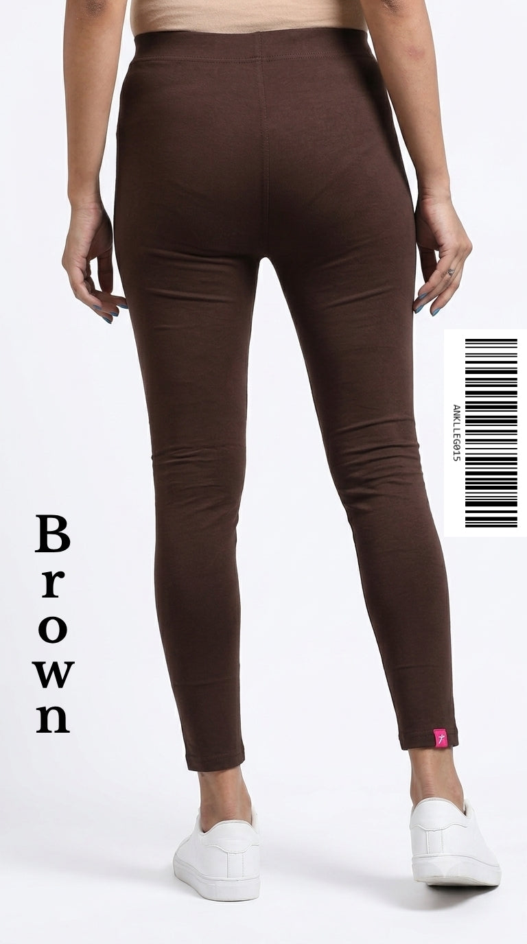 Ankle Leggings [Color BROWN] ANKLLEG015