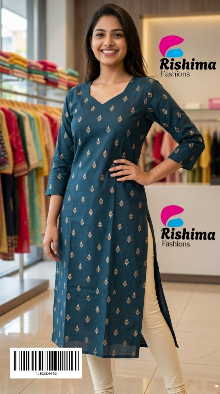 Flex Cotton Kurtis FLEXSK0002