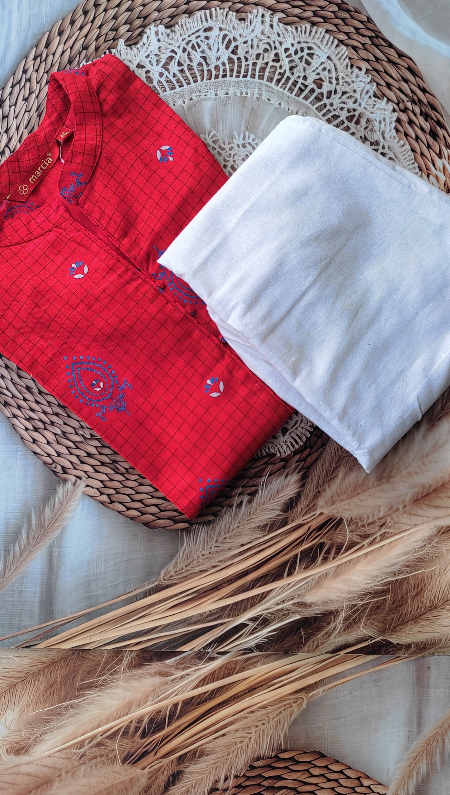 Khadi Cotton 2Piece (Kurti & Pant) KHCOT2PKP00002