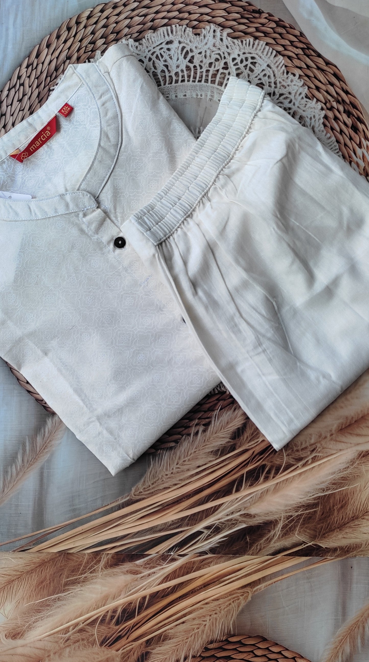 Khadi Cotton 2Piece (Kurti & Pant) KHCOT2PKP00012