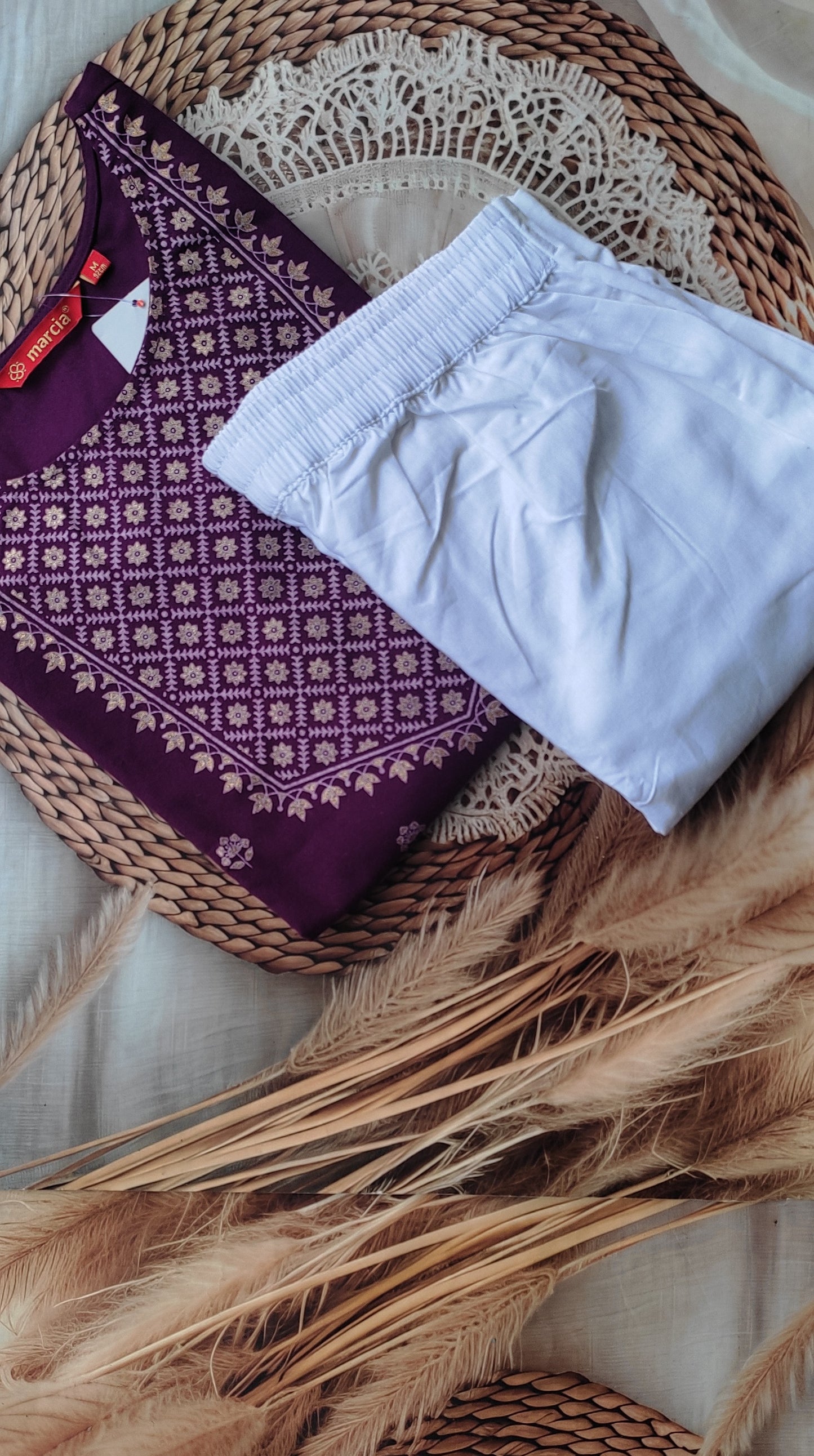 Khadi Cotton 2Piece (Kurti & Pant) KHCOT2PKP00024