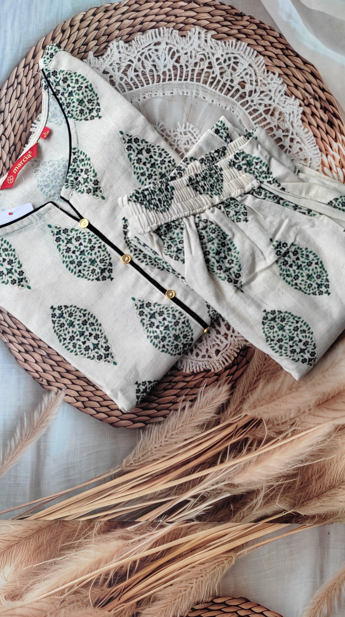 Khadi Cotton 2Piece (Kurti & Pant) KHCOT2PKP00026